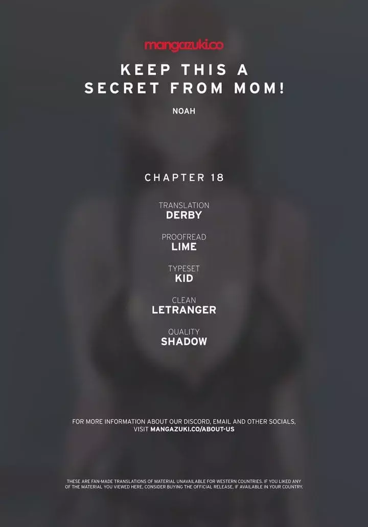 Keep It a Secret From Your Mother! Chapter 18 – page 1