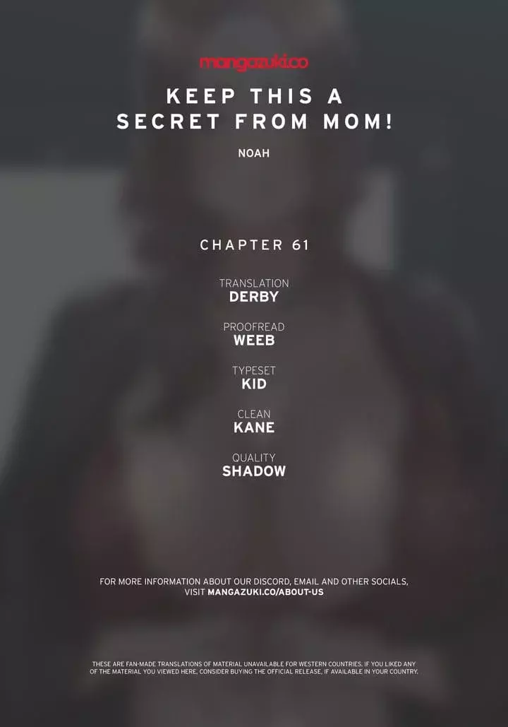 Keep It a Secret From Your Mother! Chapter 61 – page 1