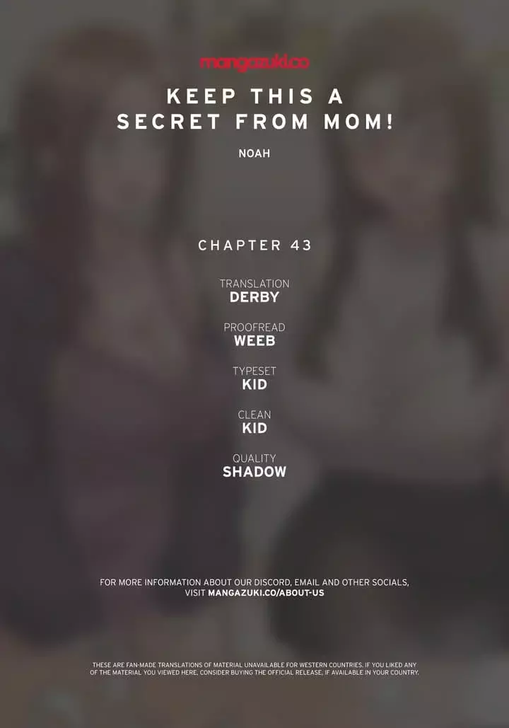 Keep It a Secret From Your Mother! Chapter 43 – page 1