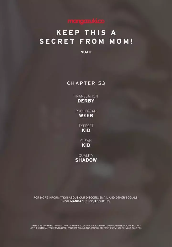 Keep It a Secret From Your Mother! Chapter 53 – page 1