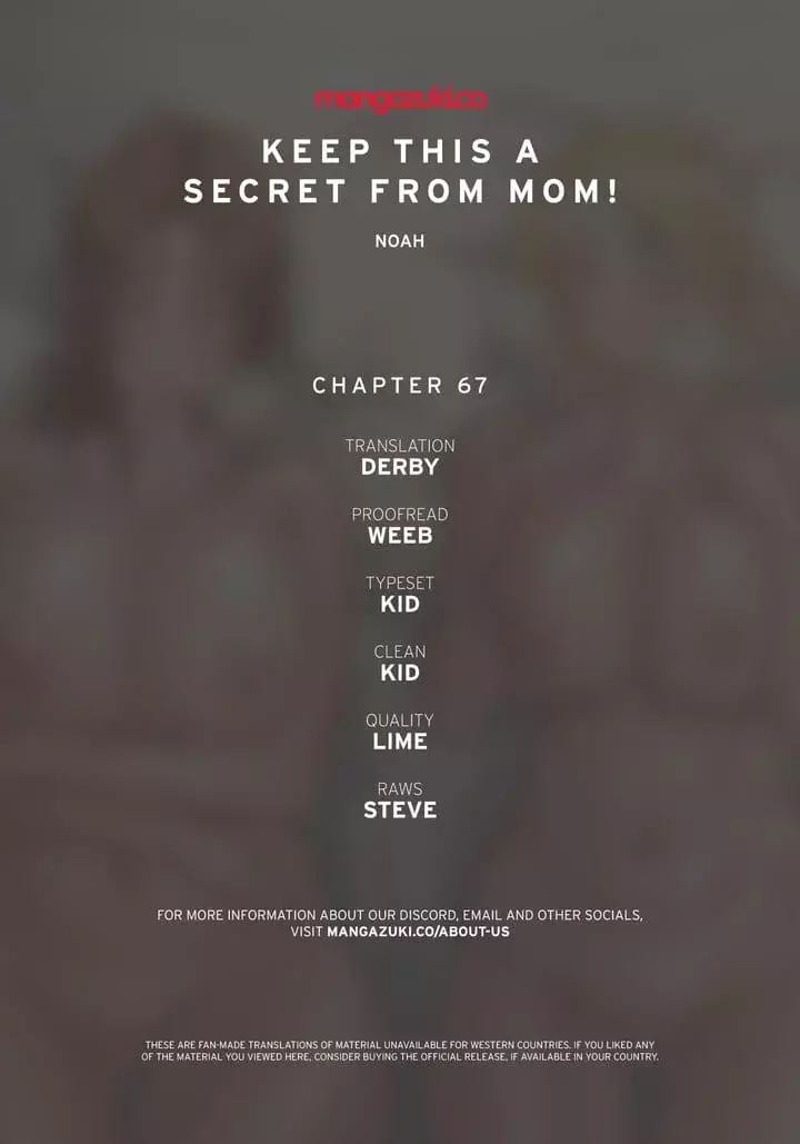 Keep It a Secret From Your Mother! Chapter 67 – page 1