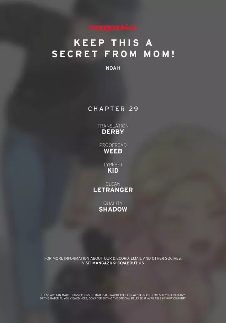 Keep It a Secret From Your Mother! Chapter 29 – page 1