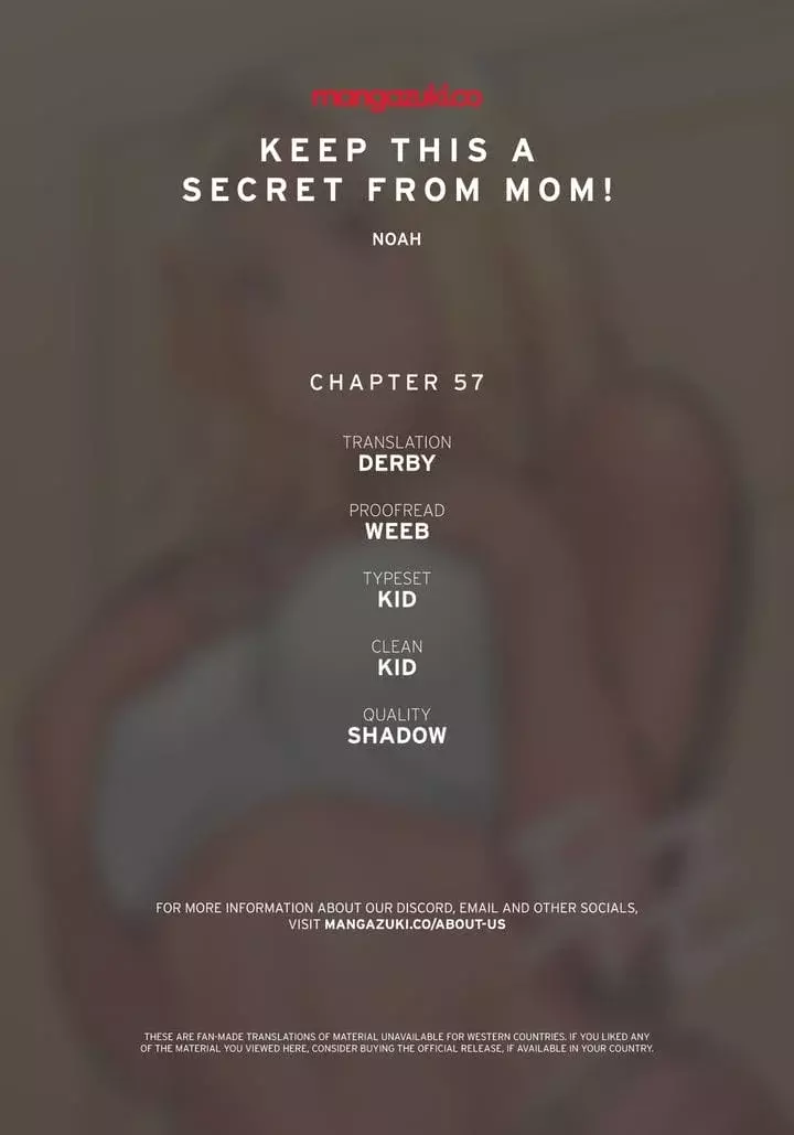 Keep It a Secret From Your Mother! Chapter 57 – page 1