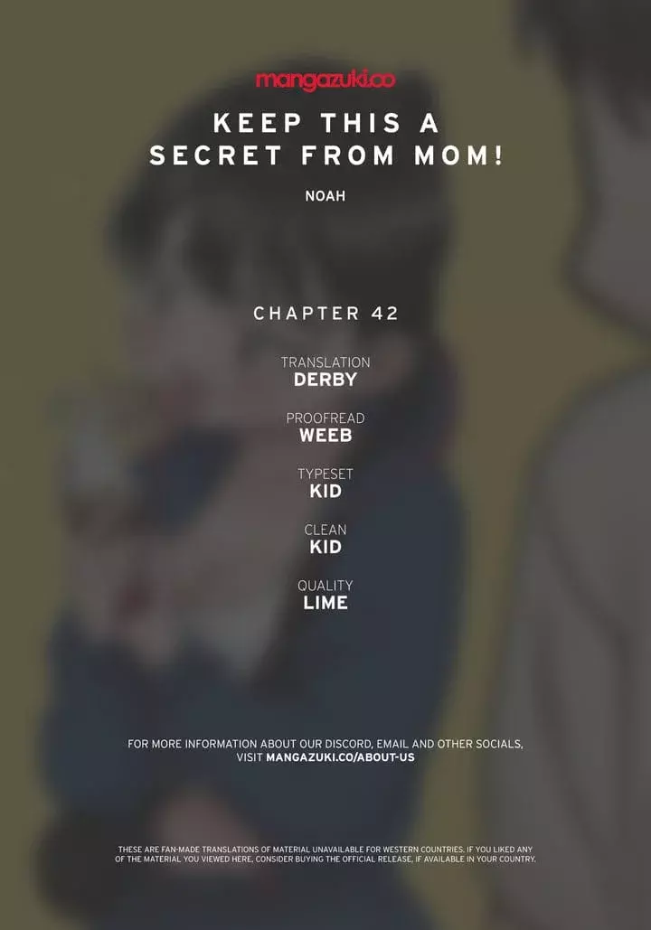 Keep It a Secret From Your Mother! Chapter 42 – page 1