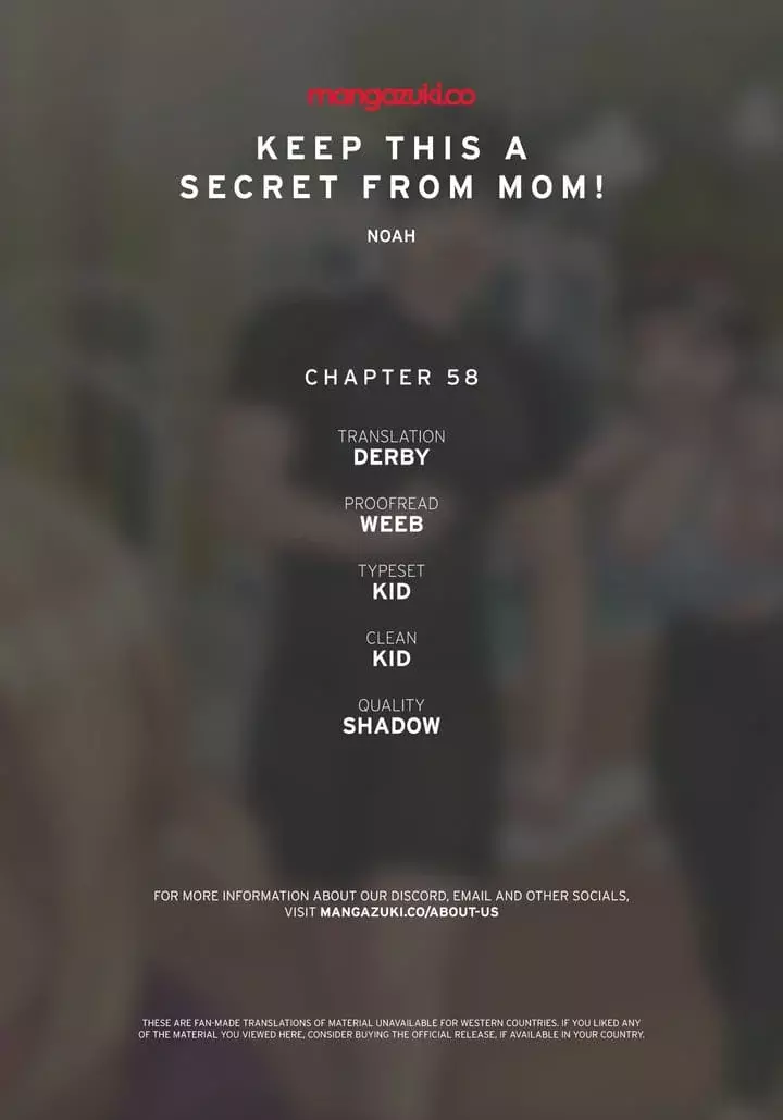 Keep It a Secret From Your Mother! Chapter 58 – page 1