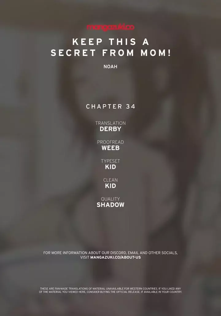 Keep It a Secret From Your Mother! Chapter 34 – page 1