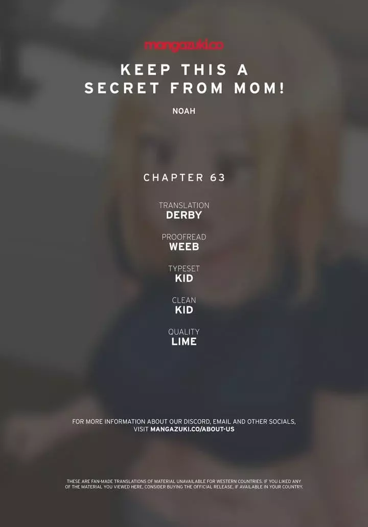 Keep It a Secret From Your Mother! Chapter 63 – page 1