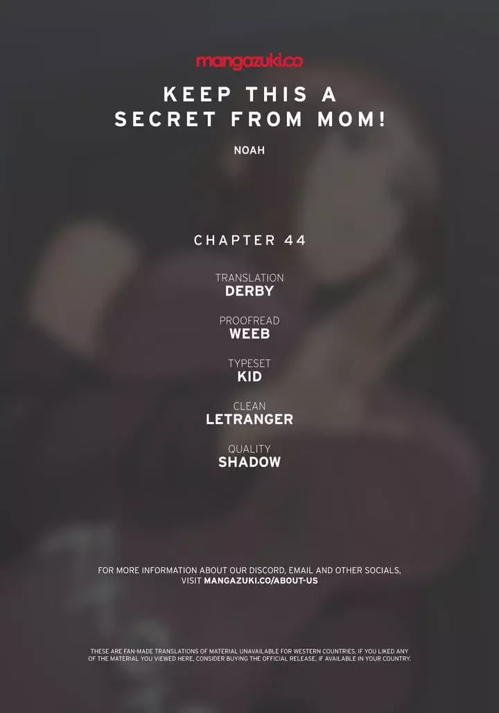 Keep It a Secret From Your Mother! Chapter 44 – page 1