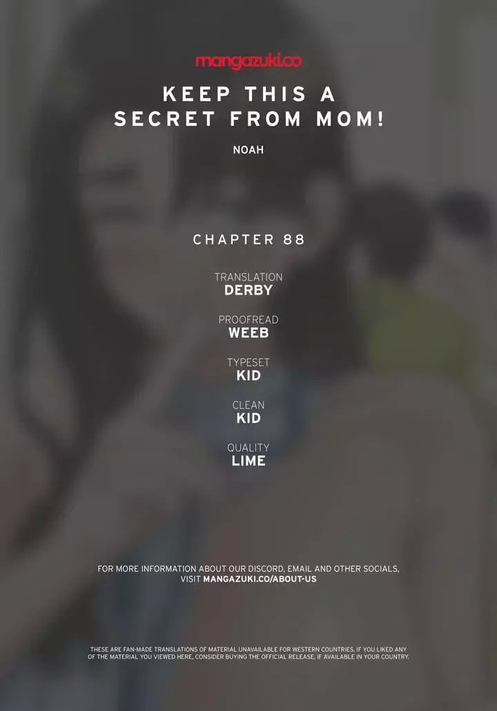 Keep It a Secret From Your Mother! Chapter 88 – page 1