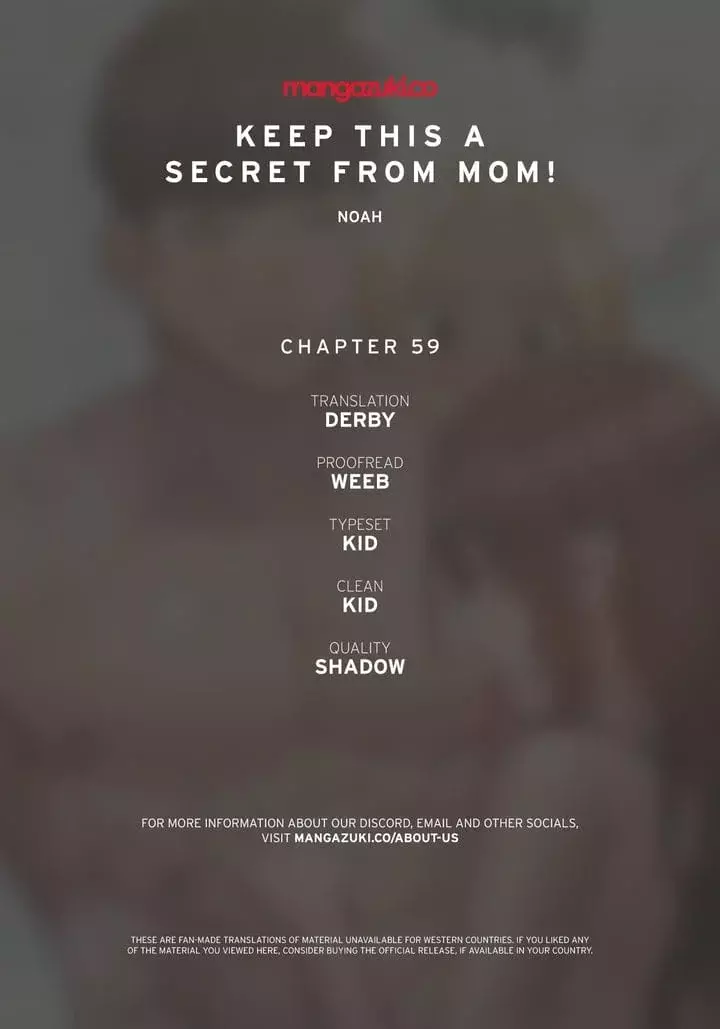 Keep It a Secret From Your Mother! Chapter 59 – page 1