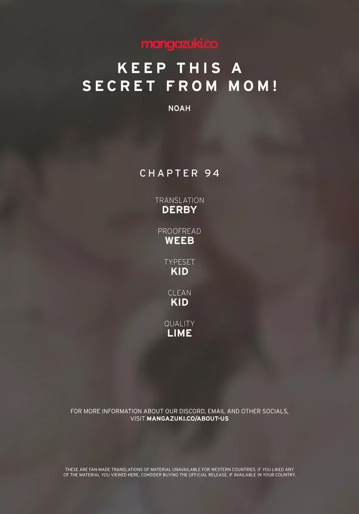 Keep It a Secret From Your Mother! Chapter 94 – page 1