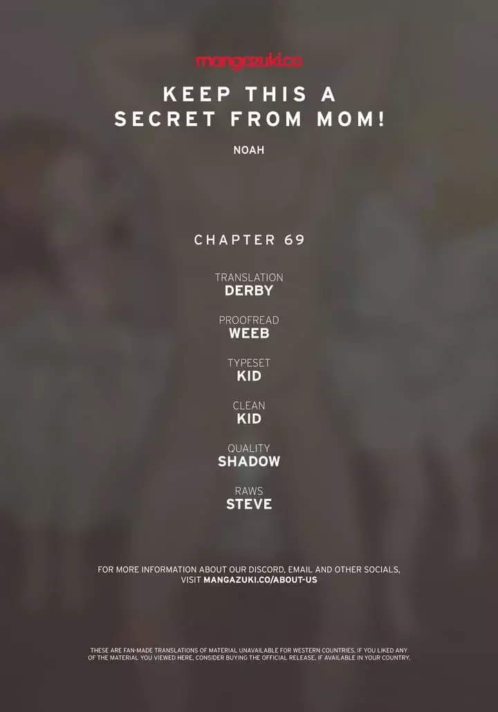 Keep It a Secret From Your Mother! Chapter 69 – page 1