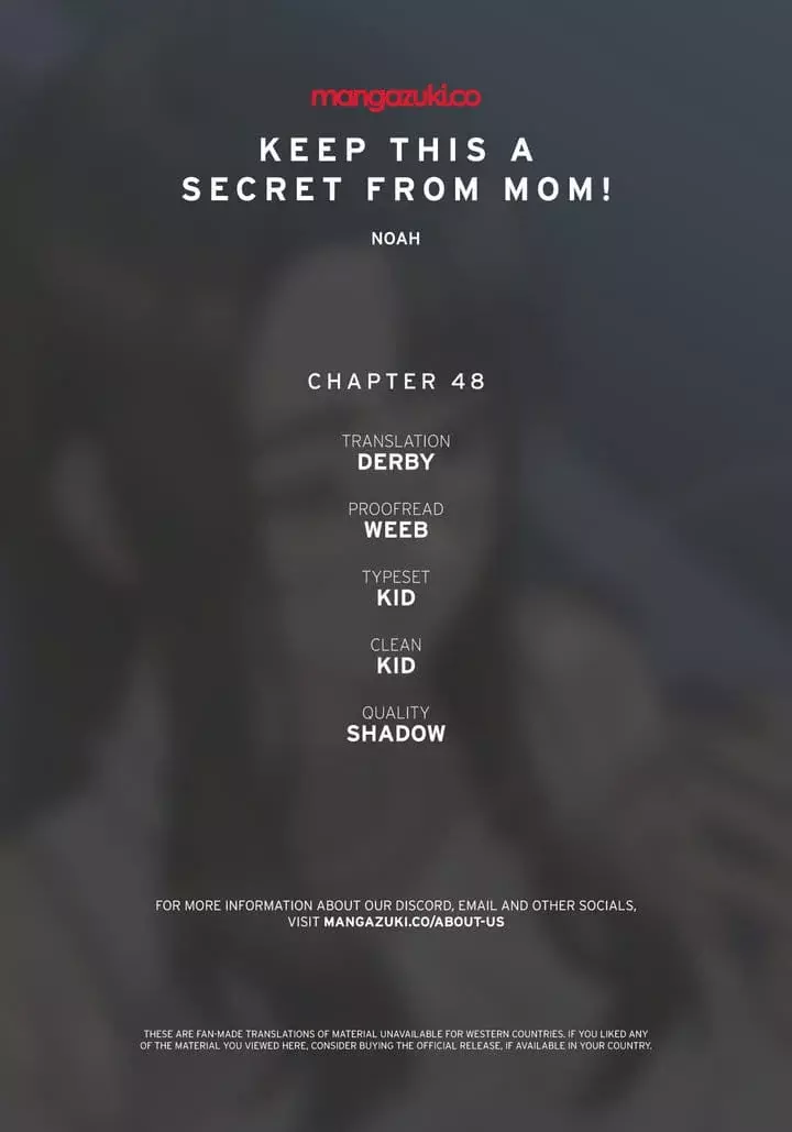 Keep It a Secret From Your Mother! Chapter 48 – page 1