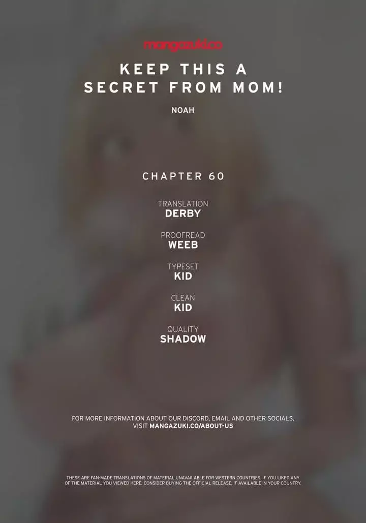 Keep It a Secret From Your Mother! Chapter 60 – page 1
