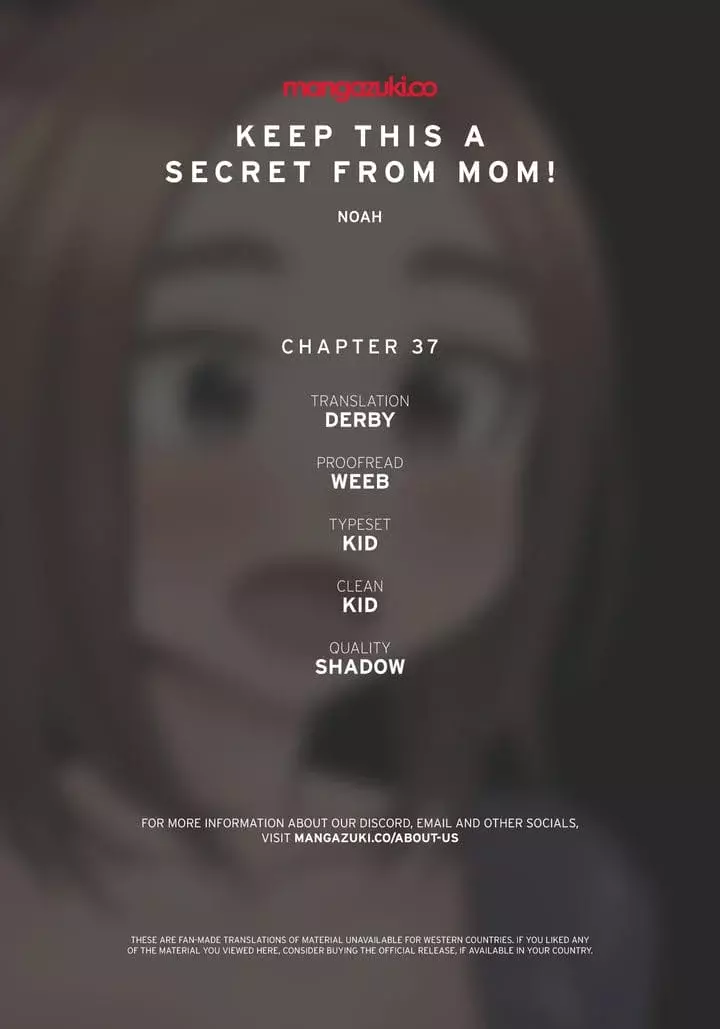 Keep It a Secret From Your Mother! Chapter 37 – page 1