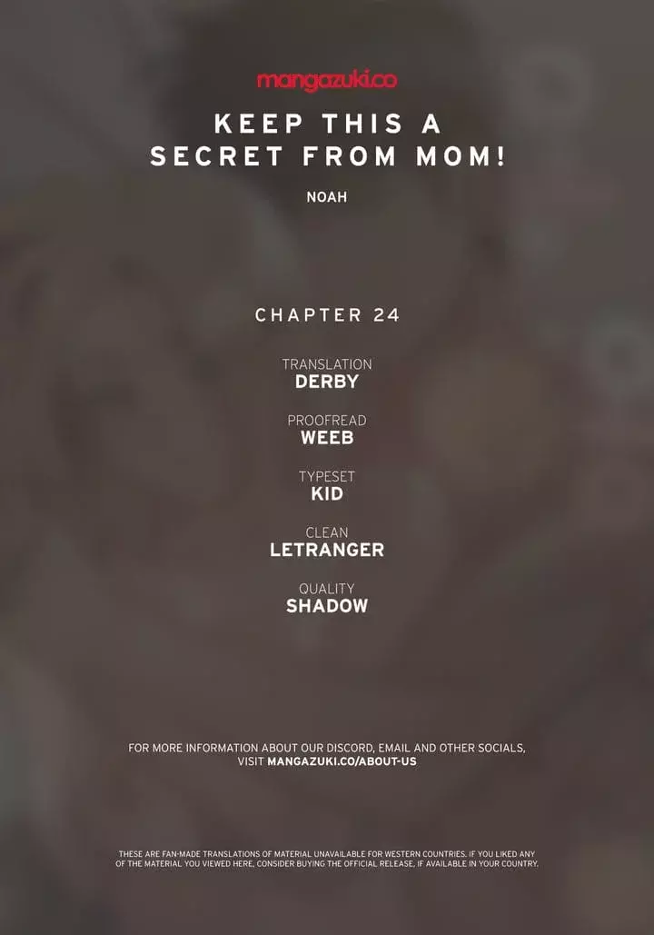 Keep It a Secret From Your Mother! Chapter 24 – page 1