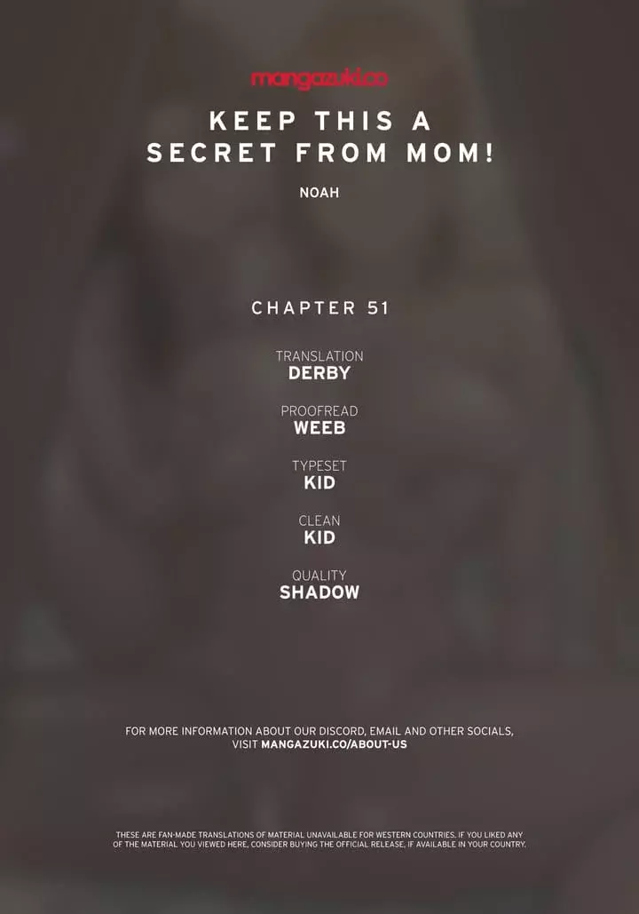 Keep It a Secret From Your Mother! Chapter 51 – page 1