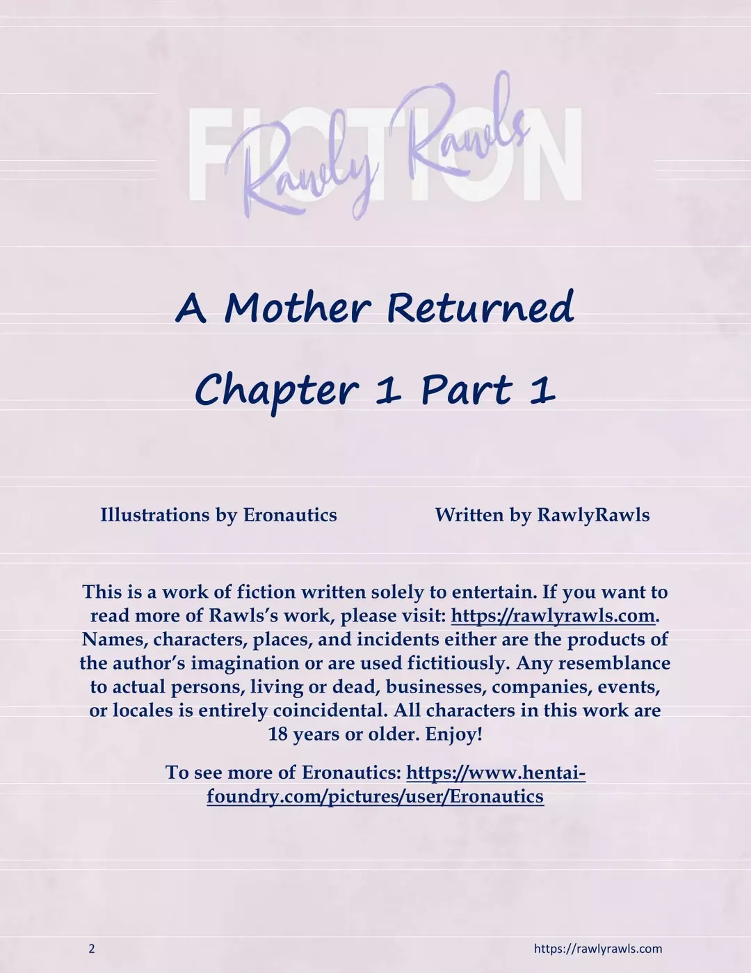 A Mother Returned Chapter 1 - Part 1 – page 2