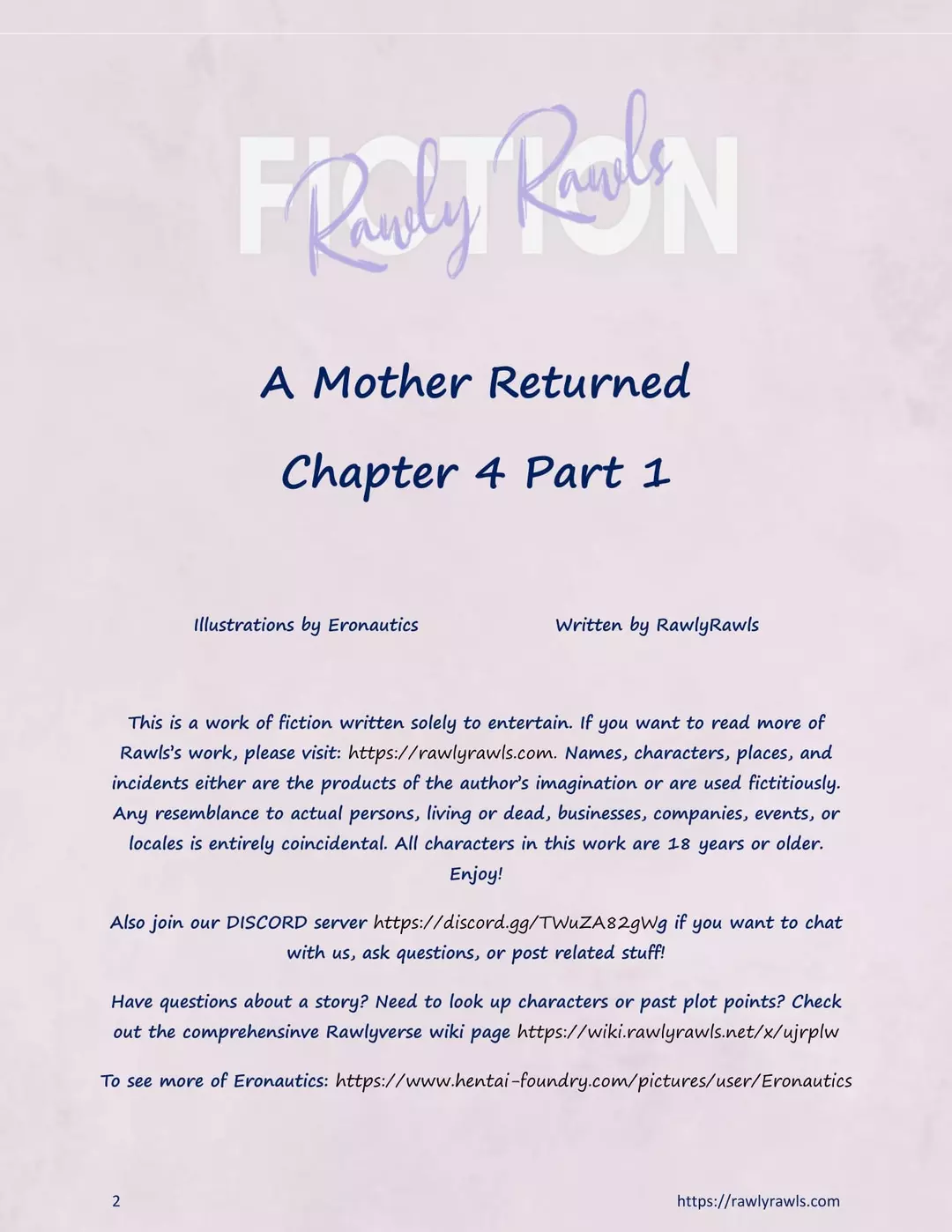 A Mother Returned Chapter 4 - Part 1 – page 2