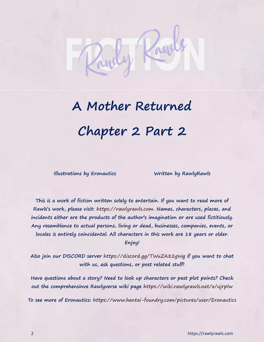 A Mother Returned Chapter 2 - Part 2 – page 2