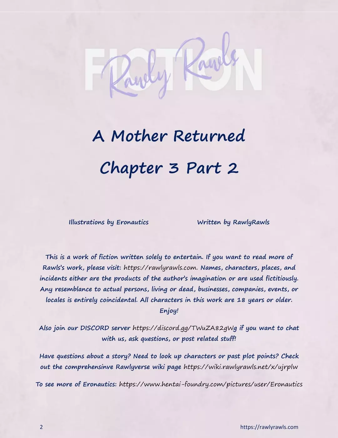 A Mother Returned Chapter 3 - Part 2 – page 2