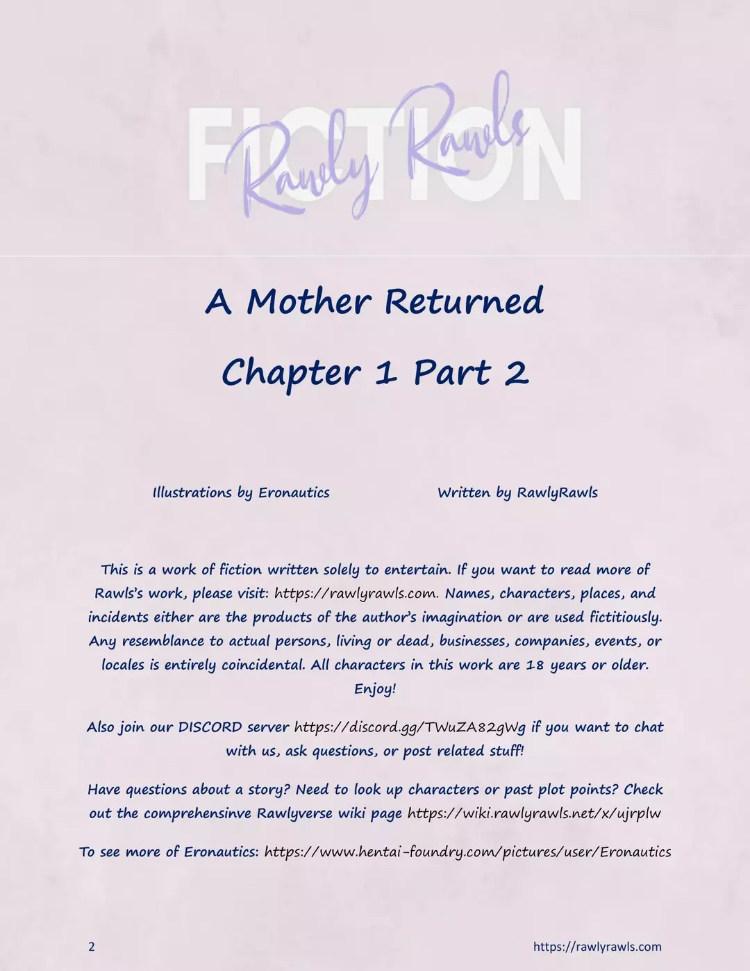 A Mother Returned Chapter 1 - Part 2 – page 2