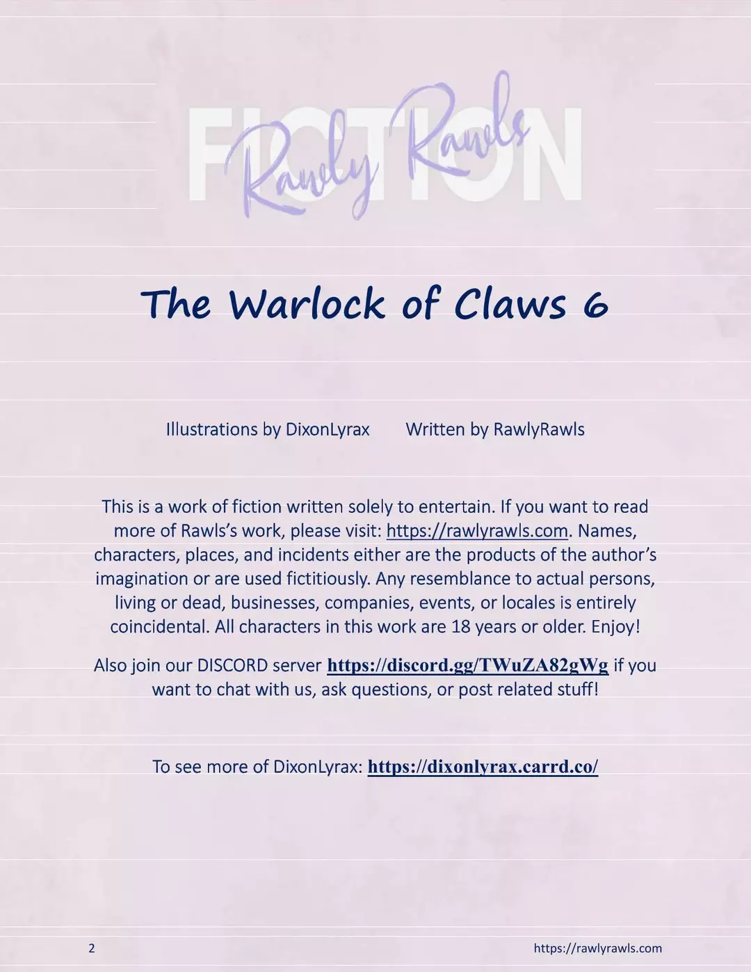 The Warlock Of Claws Chapter 6 – page 2