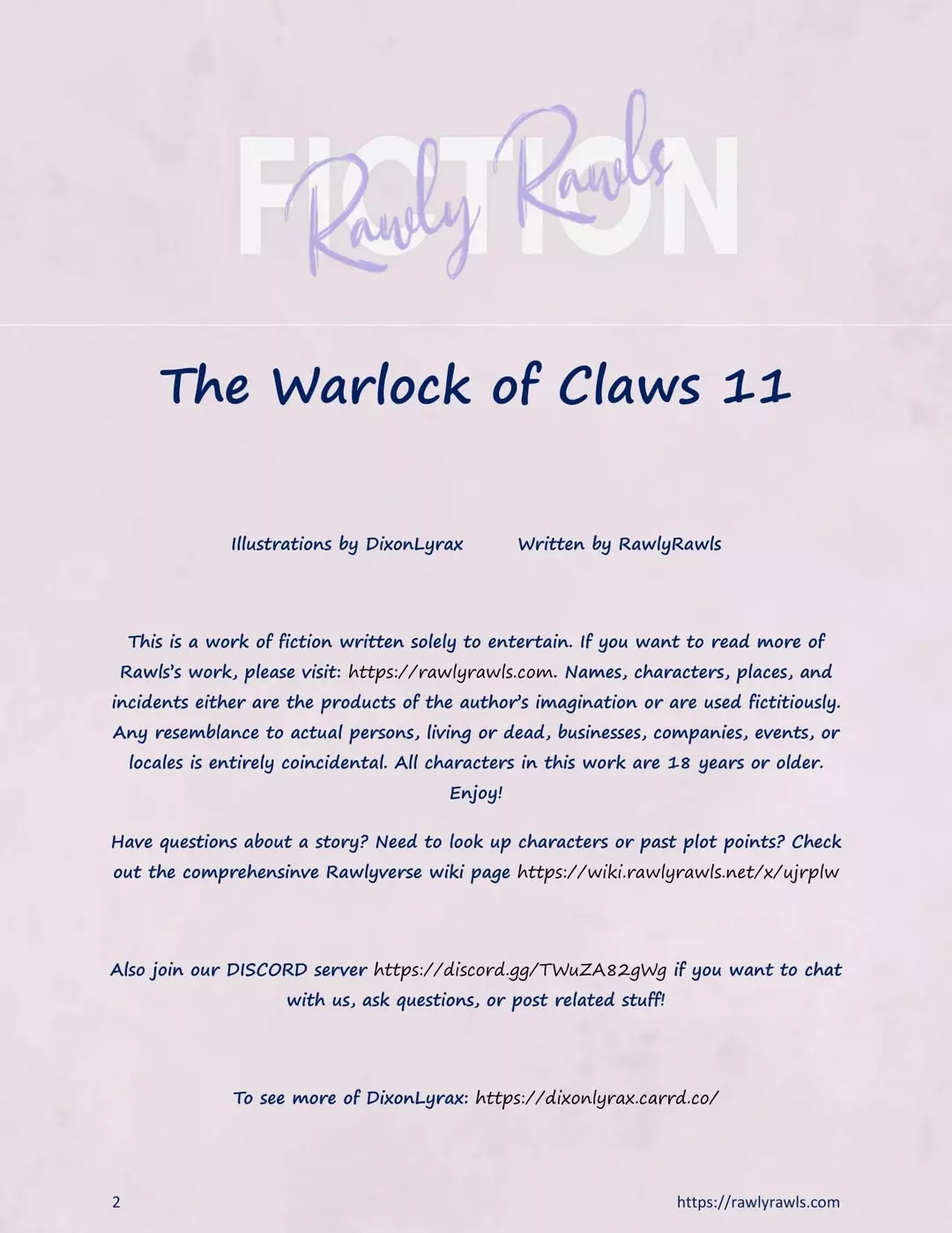 The Warlock Of Claws Chapter 11 – page 2