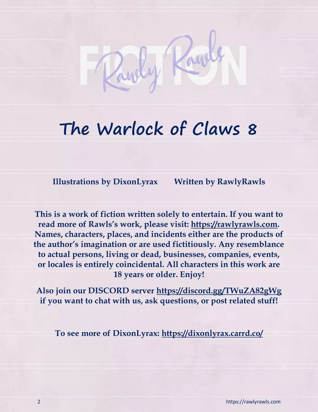 The Warlock Of Claws Chapter 8 – page 2