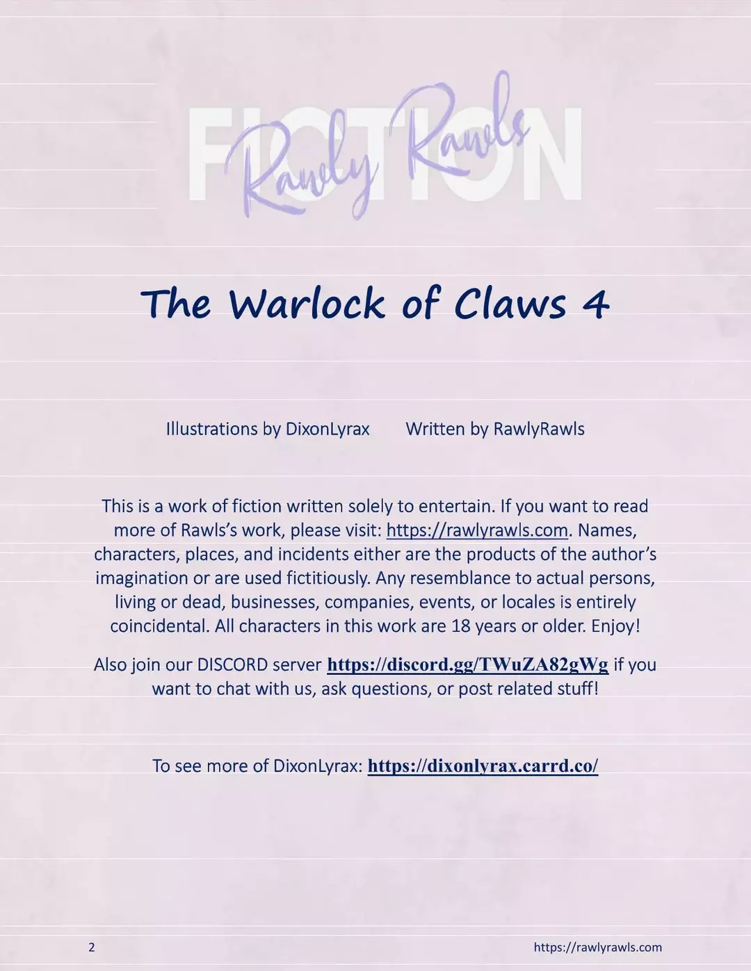 The Warlock Of Claws Chapter 4 – page 2