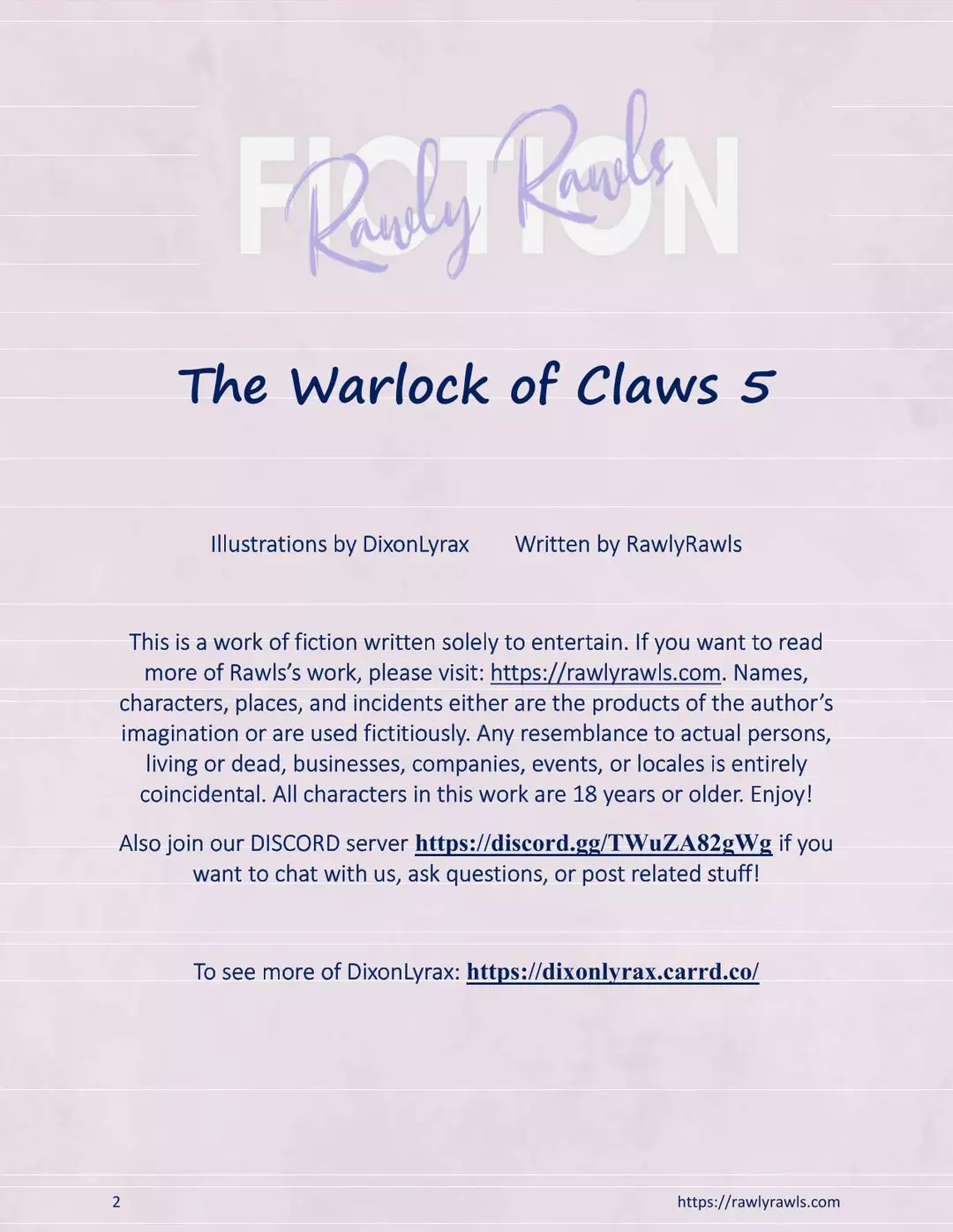 The Warlock Of Claws Chapter 5 – page 2