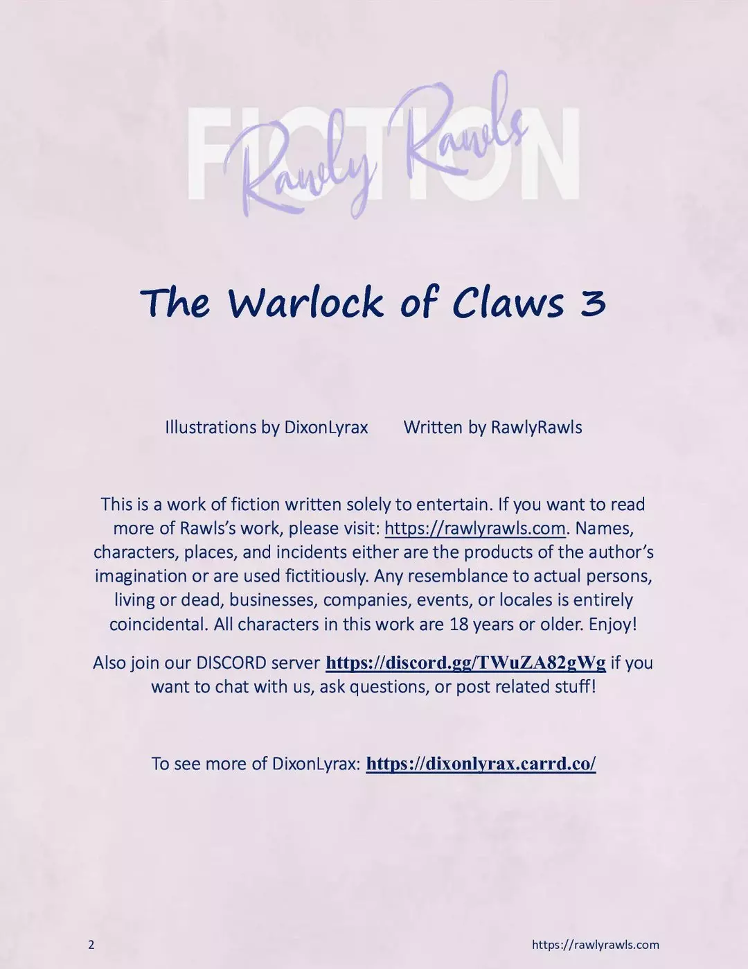 The Warlock Of Claws Chapter 3 – page 2