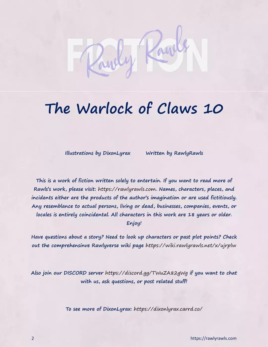 The Warlock Of Claws Chapter 10 – page 2
