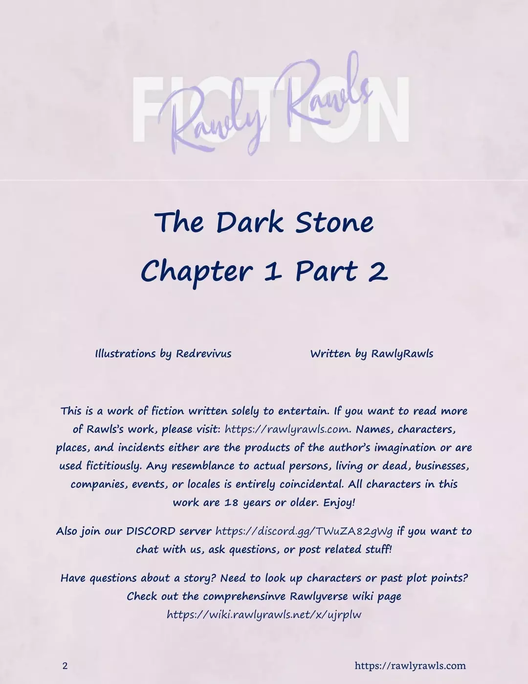 The Dark Stone Chapter 1 - Part 2 – page 2
