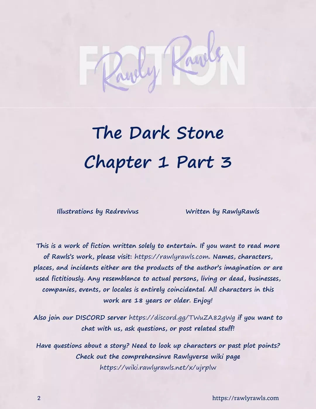 The Dark Stone Chapter 1 - Part 3 – page 2