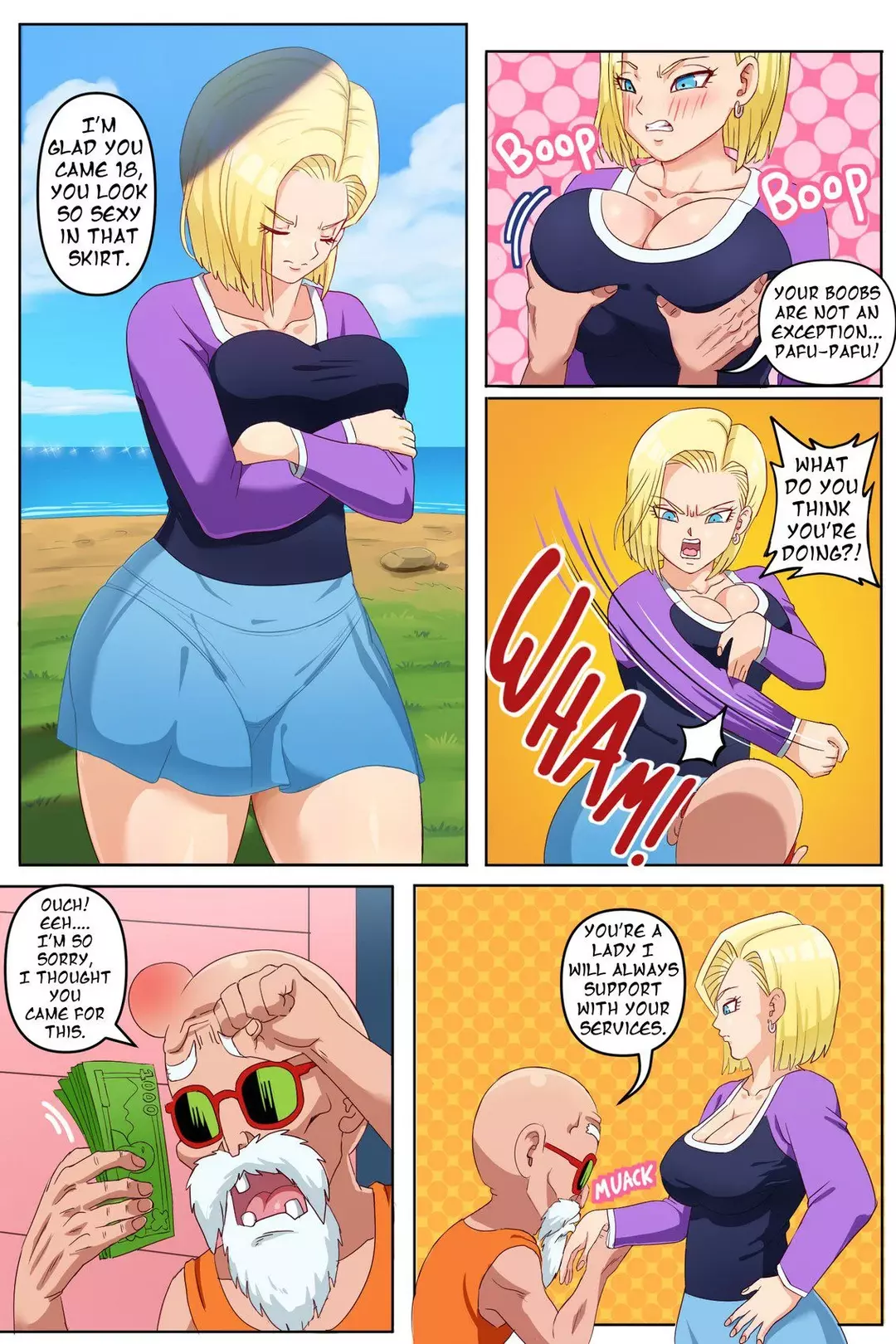 Android 18 NTR Audio Porn Comic Android 18 NTR - Chapter 1 – page 3