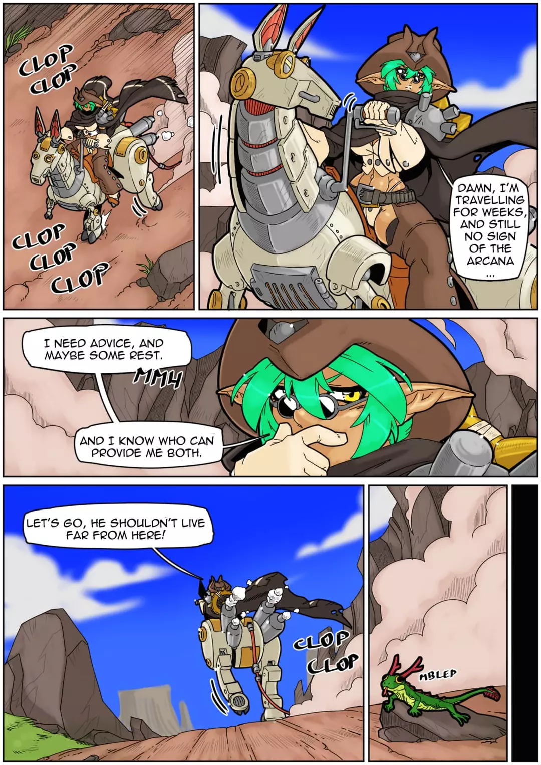 Hands up. Fortuna Is Coming Chapter 1 – page 2
