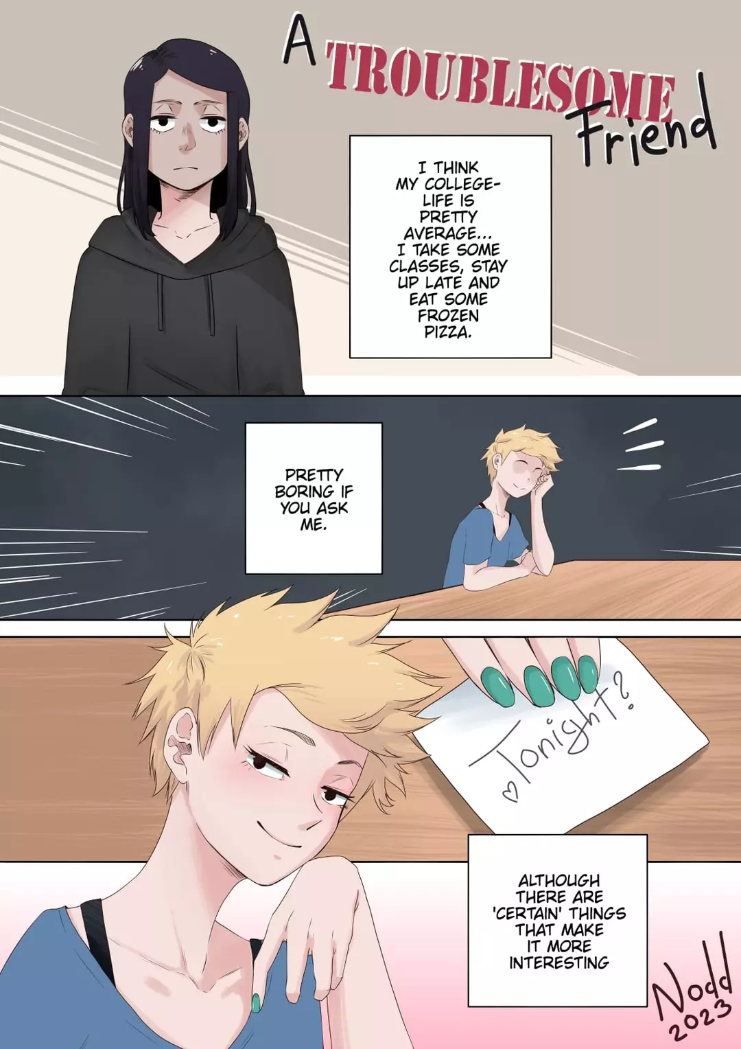A Troublesome Friend – page 1
