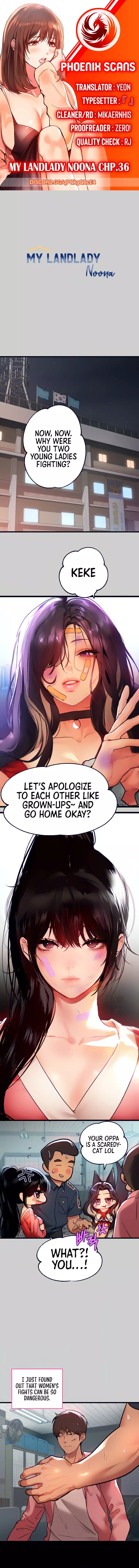 My Landlady Noona Chapter 36 – page 1