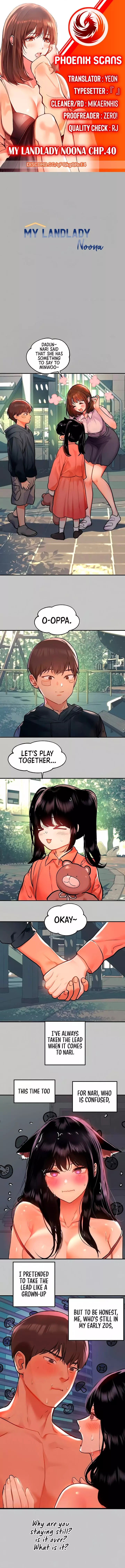 My Landlady Noona Chapter 40 – page 1