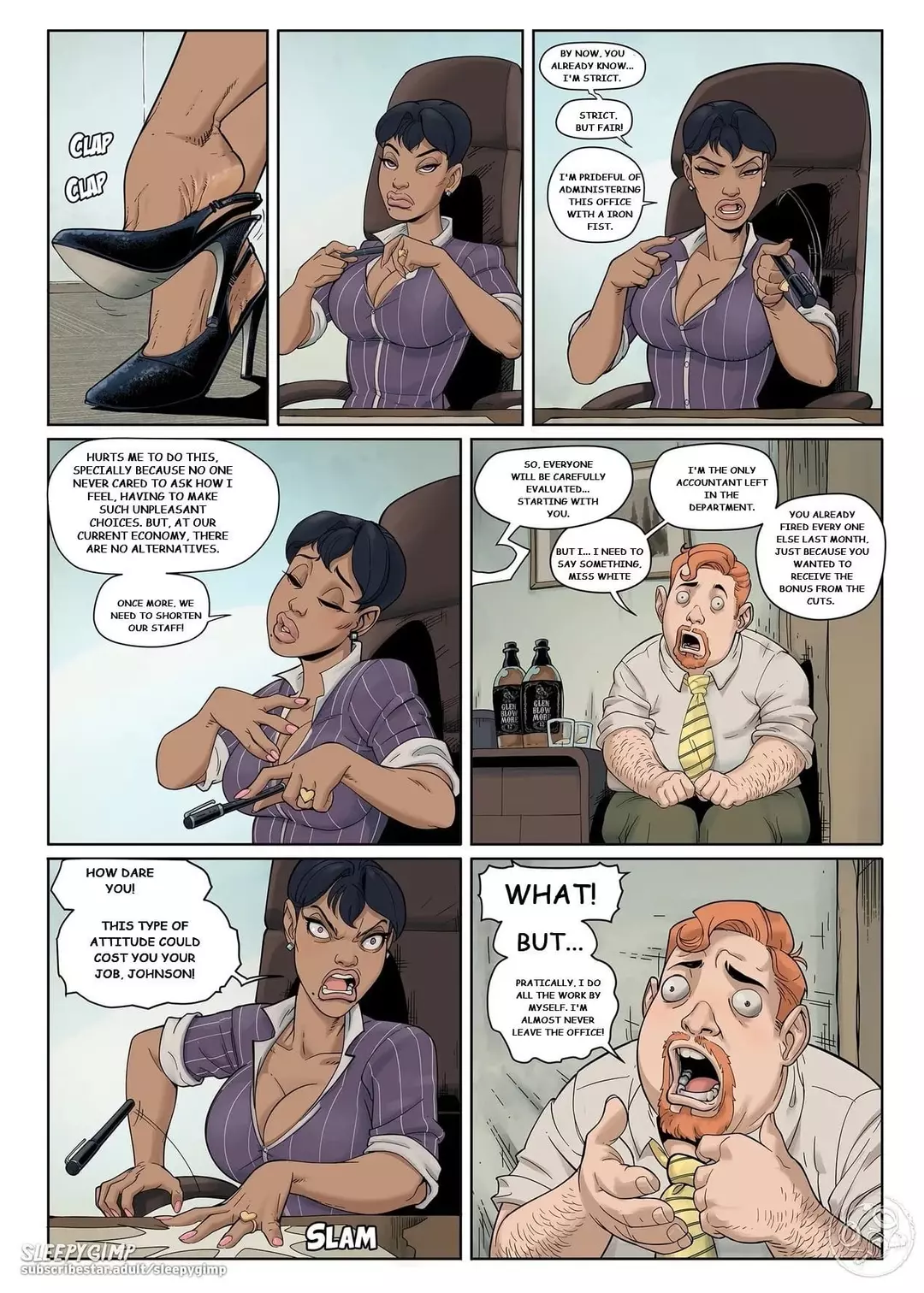 Poor Footboy Johnson in Back To Rehab Downsizing - Chapter 2 – page 1