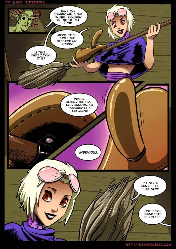 The Cummoner Chapter 7 - Burn The Witch! – page 3