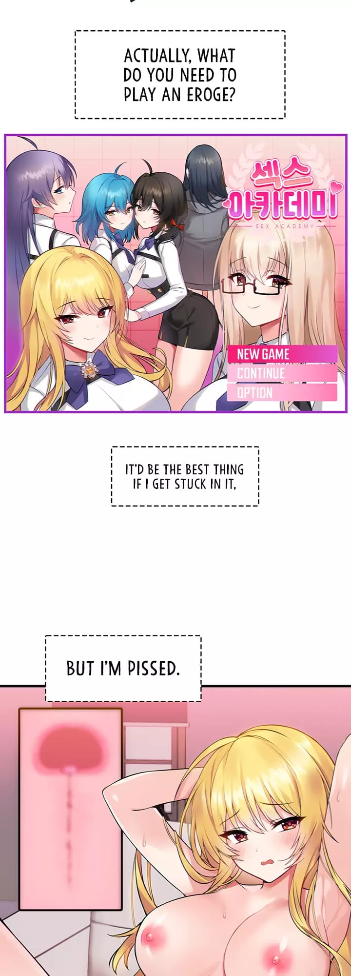 Trapped in a Hentai Game Academy Chapter 1 – page 2