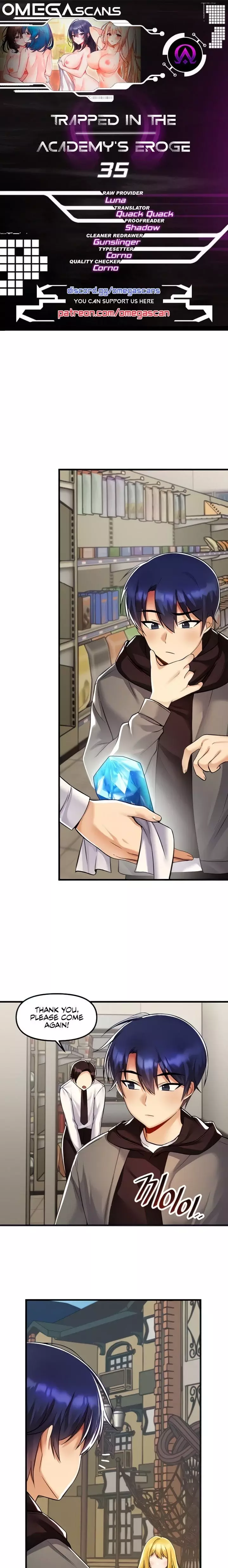 Trapped in a Hentai Game Academy Chapter 35 – page 1