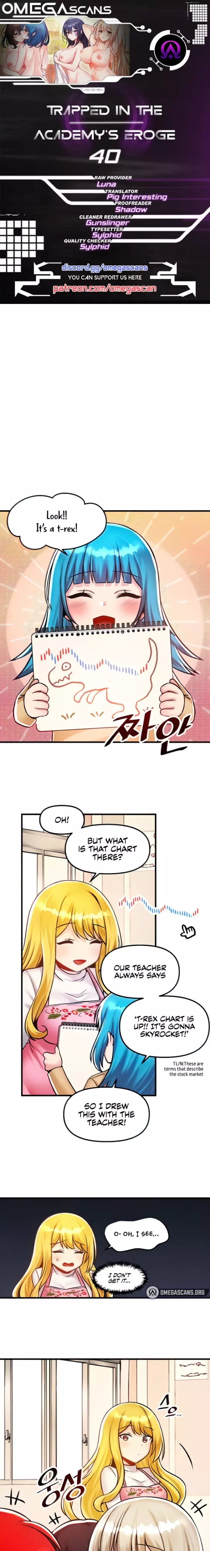Trapped in a Hentai Game Academy Chapter 40 – page 1
