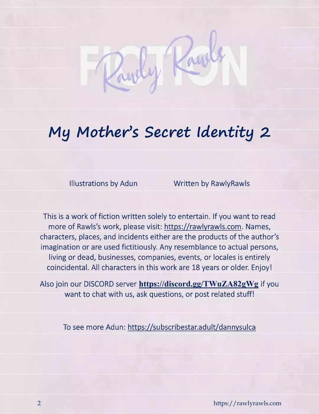 My Mother's Secret Identity Chapter 2 – page 2