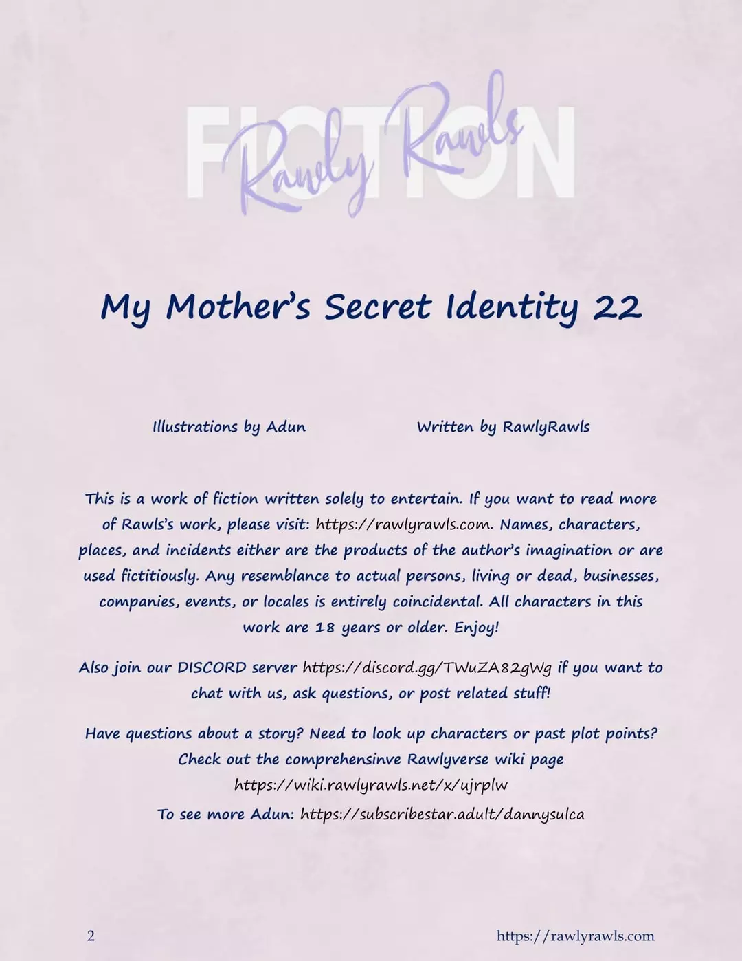 My Mother's Secret Identity Chapter 22 – page 2