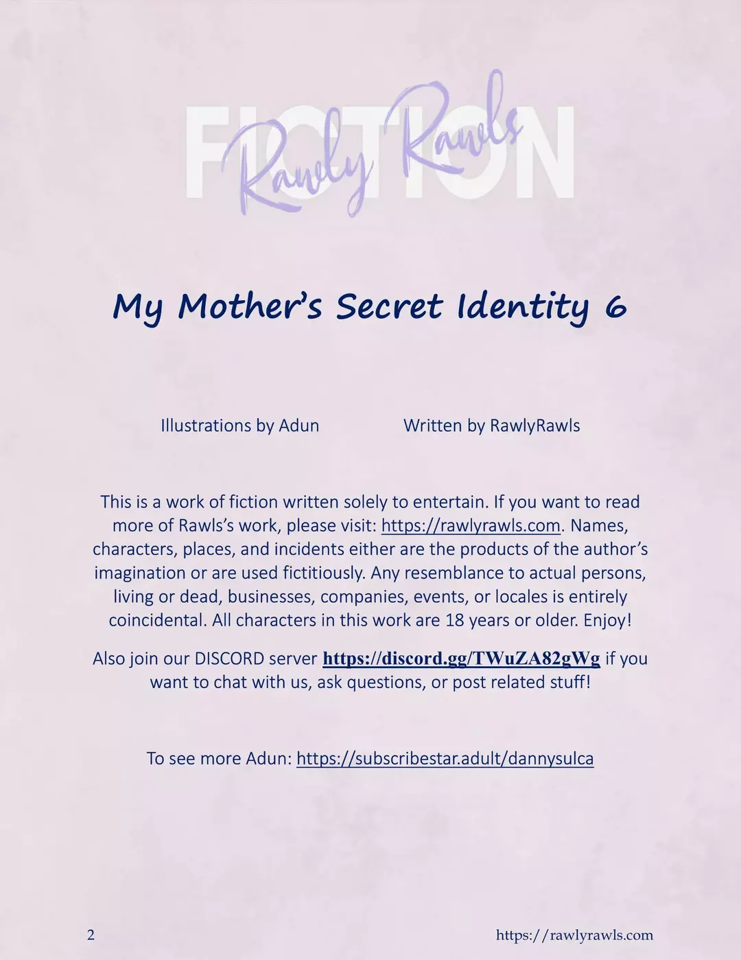 My Mother's Secret Identity Chapter 6 – page 2