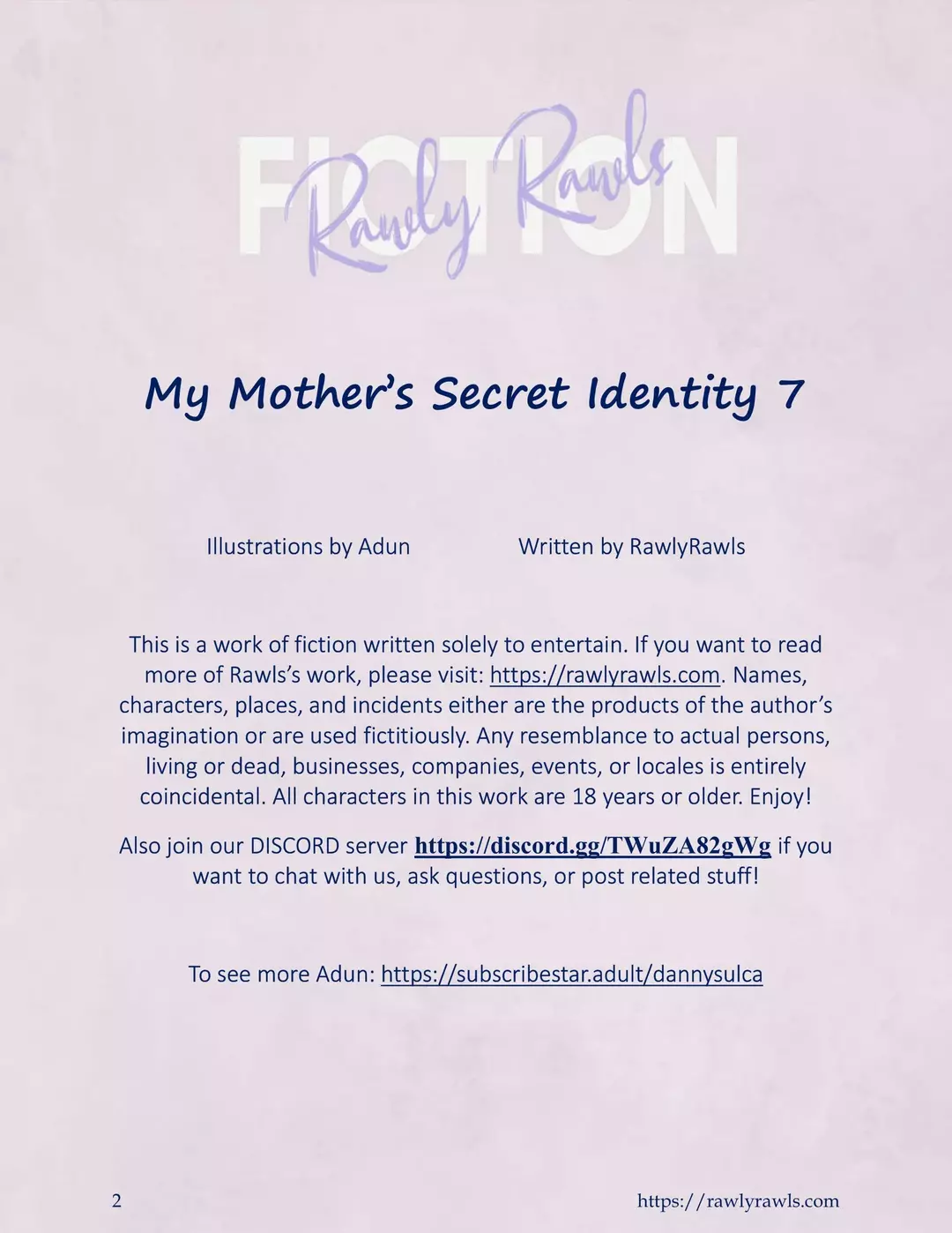 My Mother's Secret Identity Chapter 7 – page 2