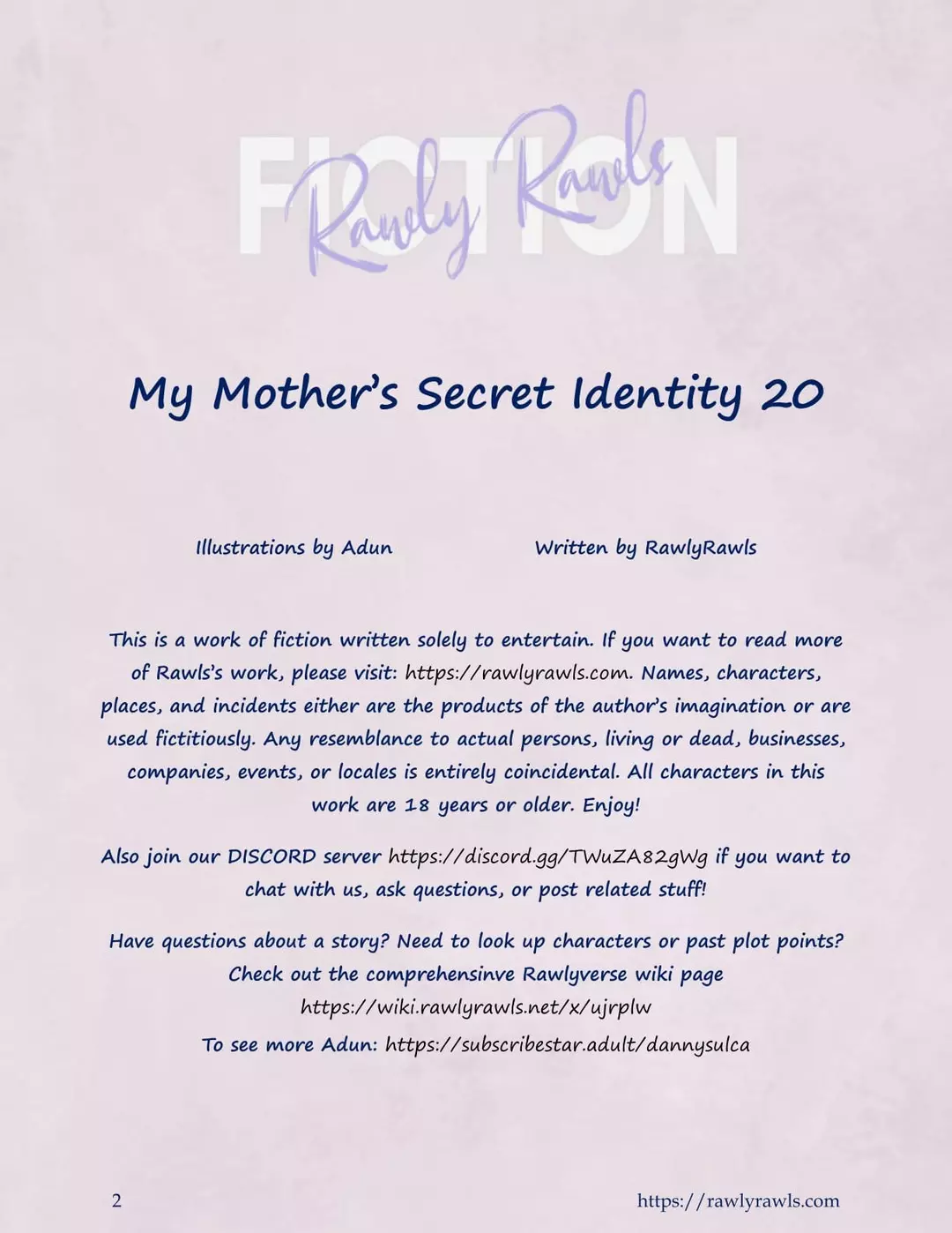 My Mother's Secret Identity Chapter 20 – page 2